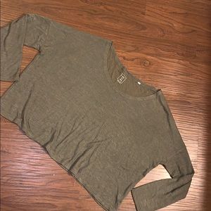 Cropped top long sleeve